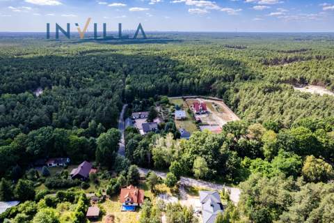 Działka z fundamentami, blisko lasu 