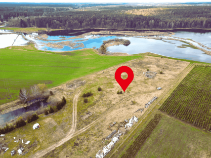 działki budowlane nad rzeką Drwęcą
