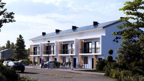 Dwupoziomowe mieszkanie z tarasem i balkonem