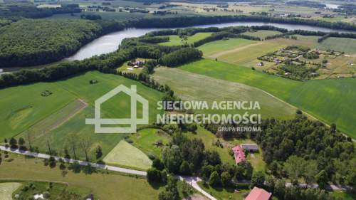 3ha Sobącz z linią brzegową gmina Kościerzyna