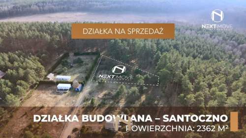 Działka budowlana na sprzedaż, 2362 m2, Santoczno