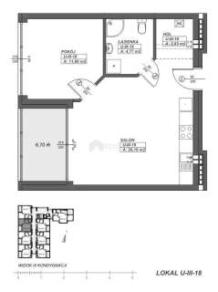 Dwupokojowy apartament 120 m od plaży