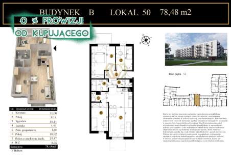 Luksusowe mieszkanie Podjasnogórska 78,48m2 balkon
