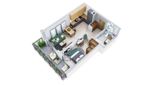 Nowe 2 pokoje Białołęka ul. Mańkowska 36,07 m2