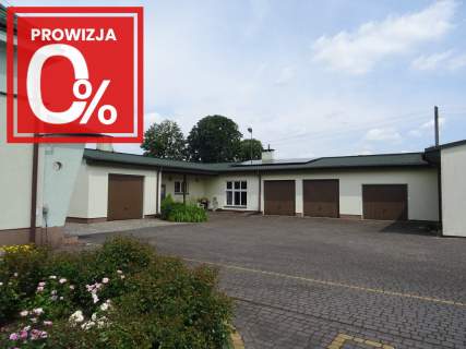 DOM Z DUŻĄ DZIAŁKĄ i budynkami pod działalność