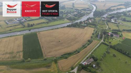 Atrakcyjna działka budowlana nad rzeką Szkarpawą