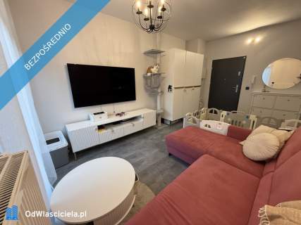 Nowoczesny 2-pokojowy apartament z 2 ogródkami na zamkniętym...