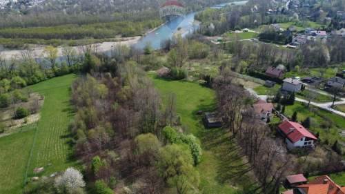 Działka przy lesie Kęty Podlesie