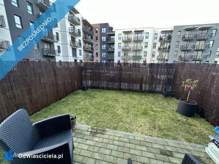 Nowoczesny 2-pokojowy apartament z 2 ogródkami na zamkniętym...
