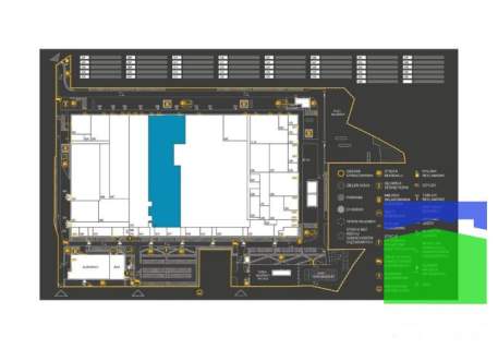 Teofilów - hala na parterze, moduł 2540 m2