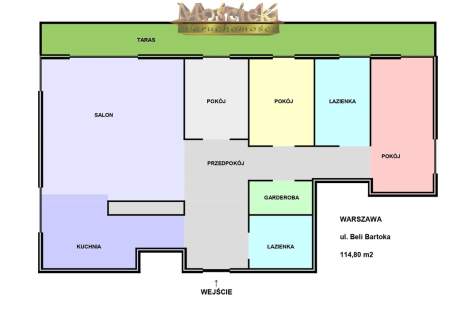 4-pokojowy apartament na Ursynowie taras 120m2