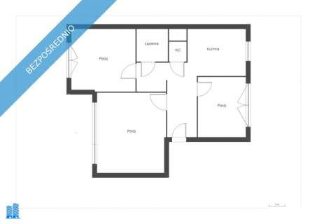 3 pok. Duży balkon Generalny remont Sprzedam