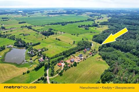 Działka przy lesie 7200 m blisko Olecka - Kukowo