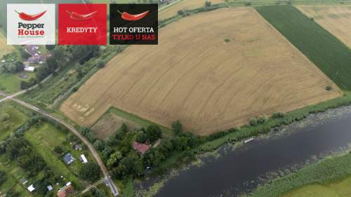 Atrakcyjna działka budowlana nad rzeką Szkarpawą