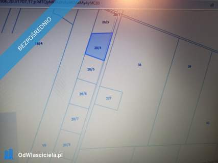 Działka budowlana w ładnej okolicy.