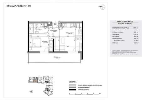 2-pokojowe, mieszkanie na Bemowie z dużym balkonem