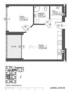 Dwupokojowy apartament 120 m od plaży
