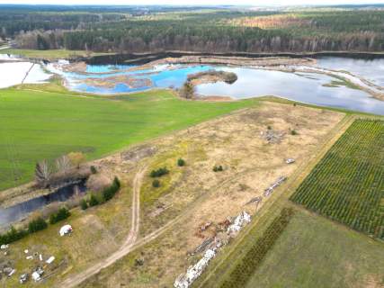działki budowlane nad rzeką Drwęcą