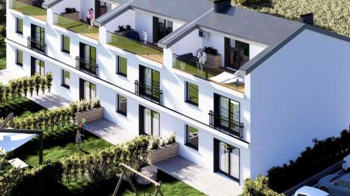 Dwupoziomowe mieszkanie z tarasem i balkonem