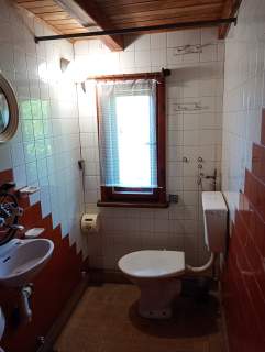 Ogródek z działkowy z altaną murowaną