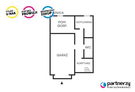 Dom dla dwóch rodzin lub pod działalność, Leźno.