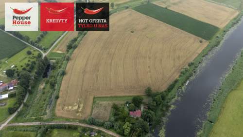 Atrakcyjna działka budowlana nad rzeką Szkarpawą