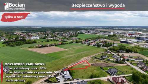 Płaska działka usługowa- Gdańsk Klukowo 