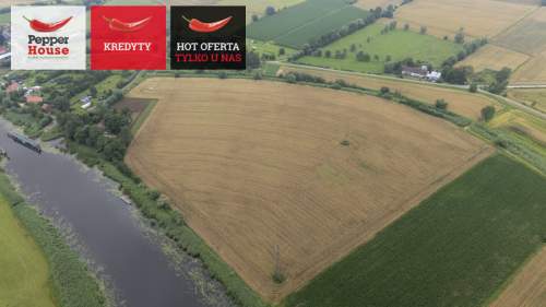 Atrakcyjna działka budowlana nad rzeką Szkarpawą