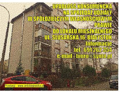 Sprzedaż z wolnej ręki - udział 1/2 w lokalu