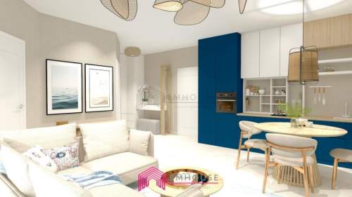 Dwupokojowy apartament 120 m od plaży