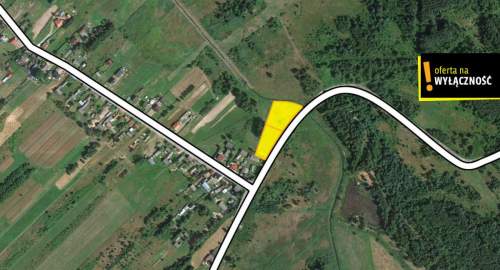 Działka z WZ MATYNIÓW 2570 m2