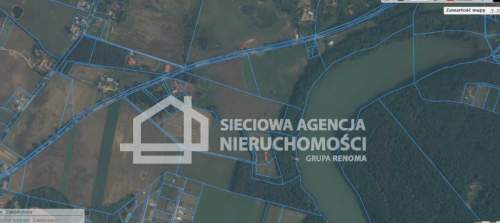 3ha Sobącz z linią brzegową gmina Kościerzyna