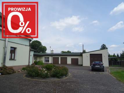 DOM Z DUŻĄ DZIAŁKĄ i budynkami pod działalność