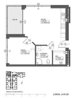 Dwupokojowy apartament 120 m od plaży