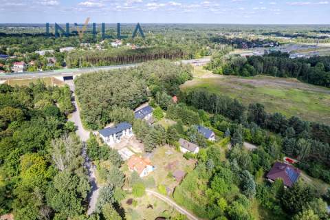Działka z fundamentami, blisko lasu 