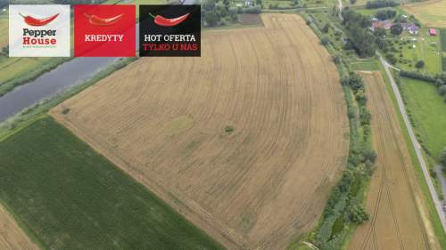 Atrakcyjna działka budowlana nad rzeką Szkarpawą