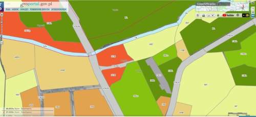 Działka Tanowo,plan-usługi,3233m2,łączna-1.74 ha.
