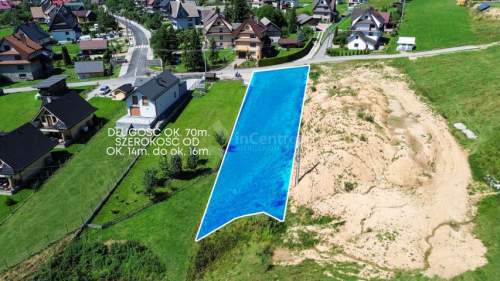 Niezabudowana nieruchomość gruntowa 1104m2.