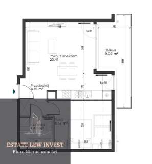Mieszkanie na sprzedaż 2 -pok 40,38 m2 Nowe