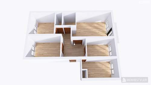 4 pokoje 71,46 m2, Bronowice
