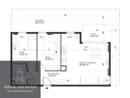 Mieszkanie na sprzedaż 2 -pok 40,38 m2 Nowe