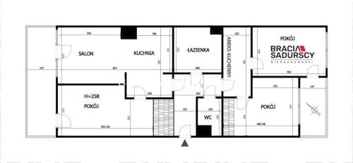 4 pok 80m2 wysoki standard Podgórze Zabłocie