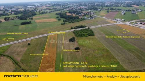 UNIKALNA DZIAŁKA INWESTYCYJNA pod WARSZAWĄ 