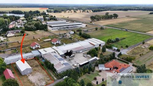 Hala magazynowa 249 mkw, działka 1609 mkw