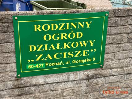 OKAZJA DZIAŁKA ROD - POZNAŃ SMOCHOWICE -Gorajska
