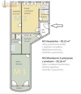 Unikalna oferta 2 osobne mieszkania w jednym