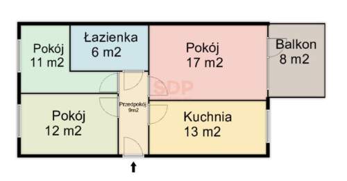Dwustronne 68m2 3 duże osobne pokoje