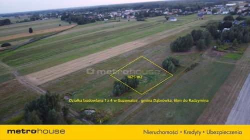 Sprzedam 1025 m2 budowlana Guzowatka k/Radzymina