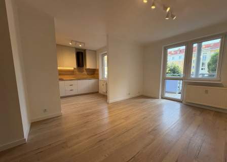 2 pokoje,46.50m2, balkon, parter, blisko Centrum Kalisza