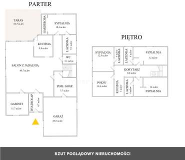 Dom wolnostojący z garażem - Parnowo